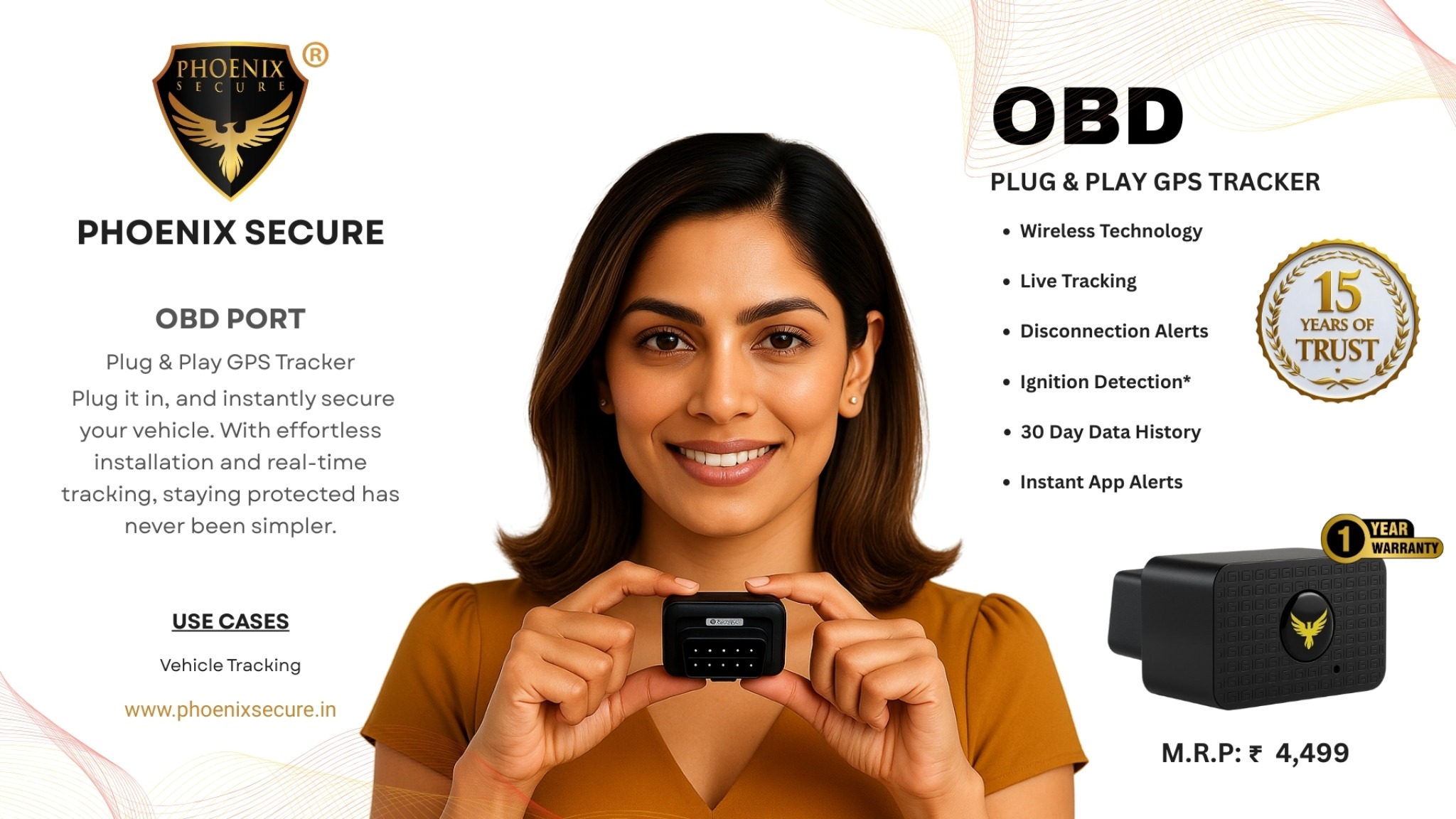 OBD1 plug and play GPS tracker